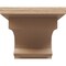Ekena Millwork 7"W x 14"D x 7"H Wide Alma Rough Cedar Woodgrain TimberThane Corbel, Primed Tan CORUR07X14X07ALMRCPR - alternate 4